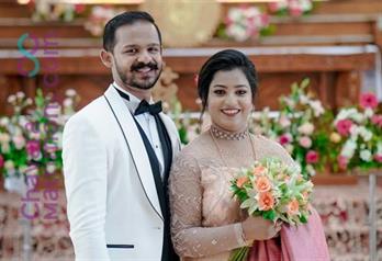 Wedding photos of Aneeta Treesa and Charly John.